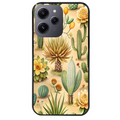 Coque noire taperso pour Redmi 12 4G et 5G avec motif cactus et succulent protection antichoc personnalisée