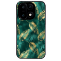 Coque noire taperso pour OnePlus 15 avec motif palmier vert protection antichoc personnalisée