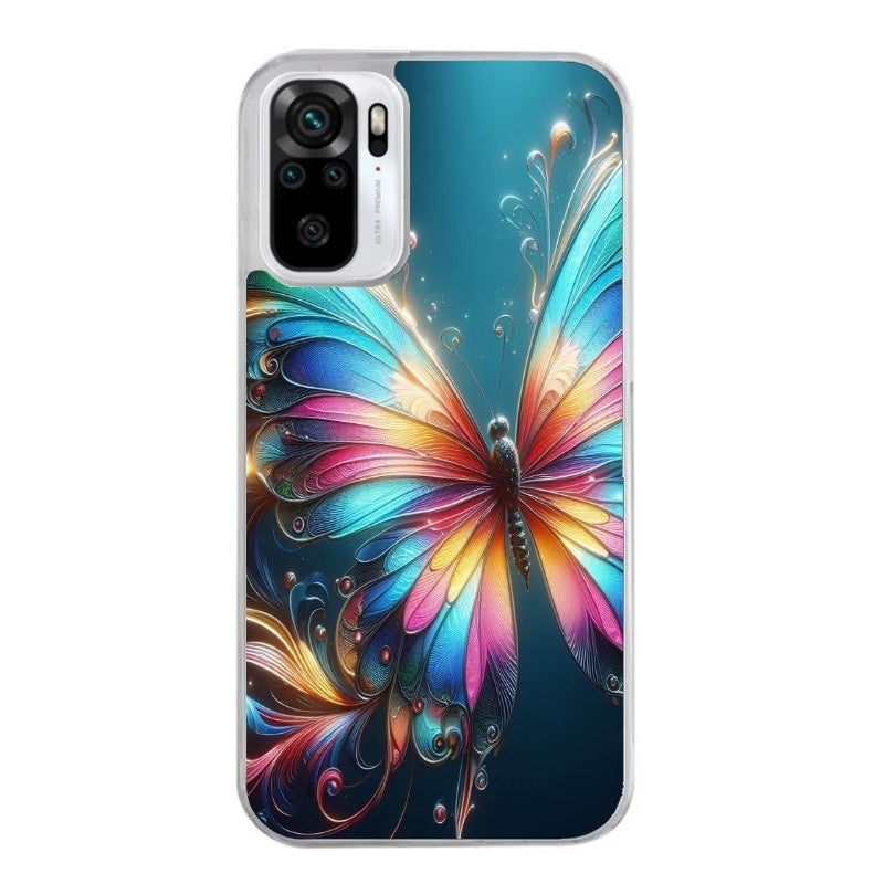 Coque taperso pour Redmi Note 10 4G 5G PRO 10S avec motif papillon arc protection antichoc personnalisée
