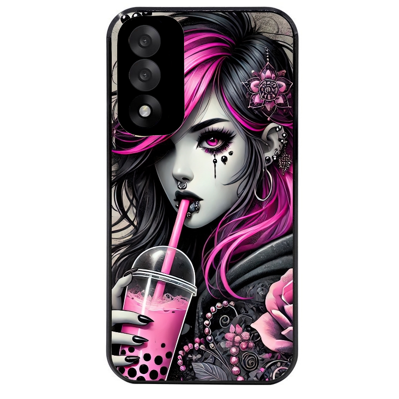 Coque noire taperso pour OnePlus Nord 5 avec motif anime et gothic boba protection antichoc personnalisée