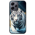 Coque noire taperso pour Redmi 12 4G et 5G avec motif tigre polaire protection antichoc personnalisée