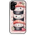 Coque noire taperso pour OnePlus Nord CE5 avec motif sushi kawai anime protection antichoc personnalisée