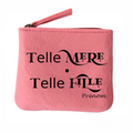 Porte monnaie personnalisé telle mère telle fille en feutrine en feutrine