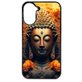Coque noire taperso pour Redmi A5 4G avec motif bouddha et fleur protection antichoc personnalisée