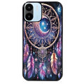 Coque noire taperso pour Redmi A1 et A2 avec motif dreamcatcher et lune protection antichoc personnalisée