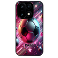 Coque noire taperso pour OnePlus 15 avec motif foot etoile personnalisee protection antichoc personnalisée