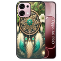 Coque noire taperso pour OPPO A6 PRO 4G et 5G avec motif dreamcatcher talisman protection antichoc personnalisée