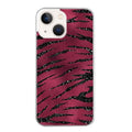 Coque taperso pour Iphone 14 et PRO PLUS PRO MAX avec motif zebre grenat protection antichoc personnalisée
