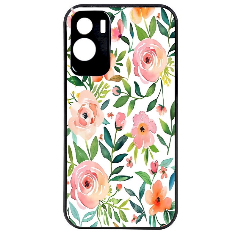 Coque noire taperso pour Honor 70 LITE 90 et LITE avec motif fleur des champs protection antichoc personnalisée