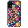 Coque noire taperso pour OnePlus Nord CE5 avec motif mandala 2 protection antichoc personnalisée