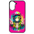 Coque noire taperso pour POCO C71 4G avec motif anime manga et tag protection antichoc personnalisée