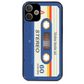 Coque noire taperso pour OPPO A5 PRO 4G et 5G personnalisable avec motif cassette bleu protection antichoc personnalisée