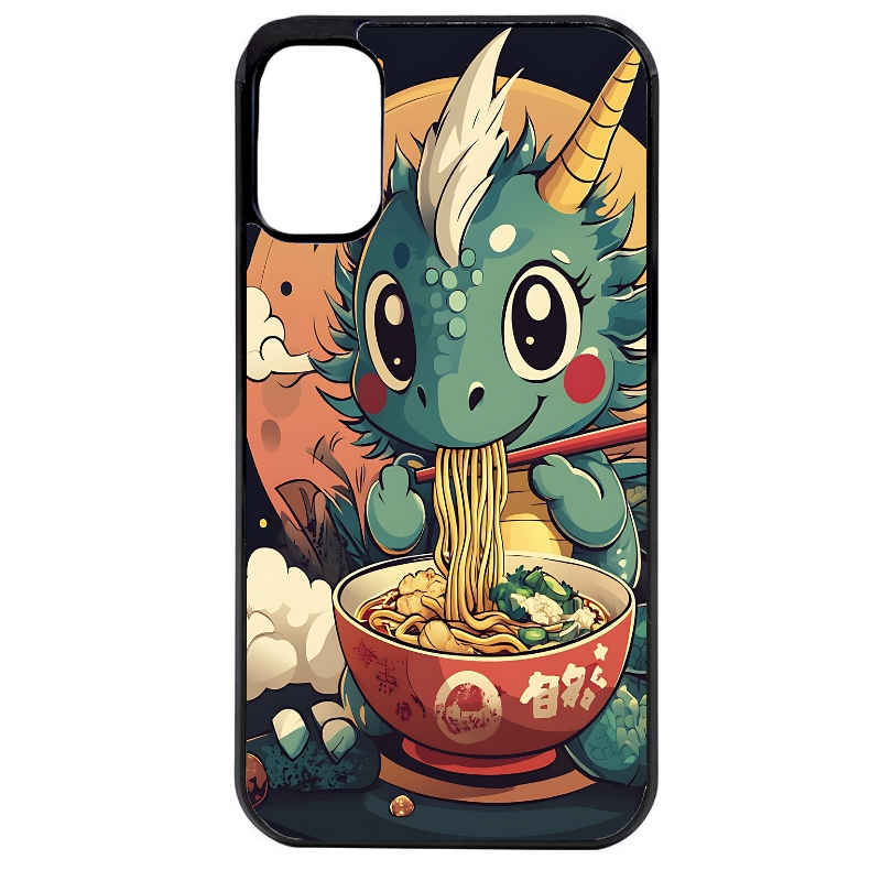 Coque noire taperso pour Moto E13 E14 E15 avec motif dragon ramen 1 protection antichoc personnalisée