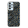 Coque taperso pour Galaxy A13 4G et 5G A23 A53 avec motif leopard bleu protection antichoc personnalisée