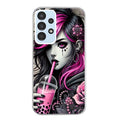 Coque taperso pour Galaxy A13 4G et 5G A23 A53 avec motif anime et gothic boba protection antichoc personnalisée