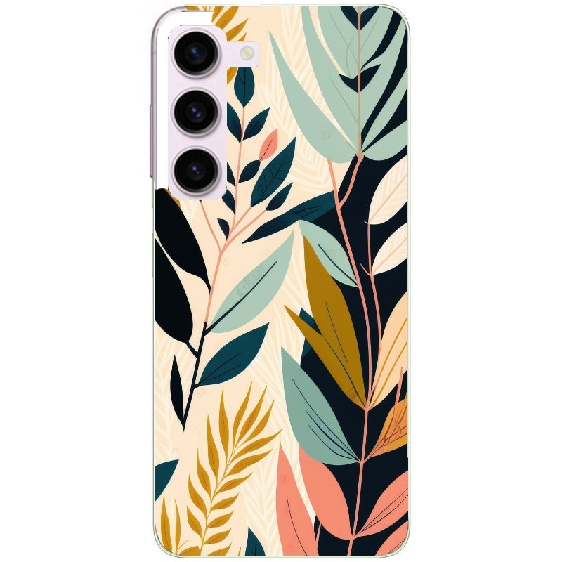 Coque taperso pour Galaxy A13 4G et 5G A23 A53 avec motif vintage et fleur protection antichoc personnalisée