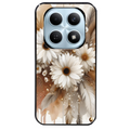 Coque noire taperso pour POCO M8 5G et PRO 5G avec motif dreamcatcher marguerite protection antichoc personnalisée