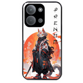 Coque noire taperso pour POCO C85 avec motif anime chat japan personnalise protection antichoc personnalisée