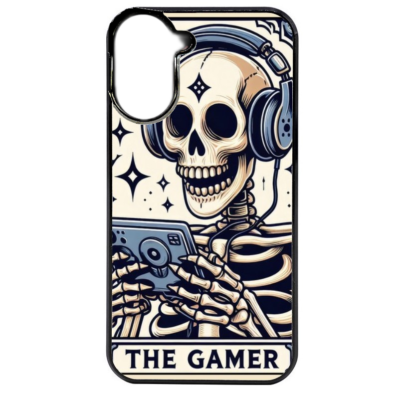 Coque noire taperso pour Redmi A5 4G avec motif mort gamer protection antichoc personnalisée