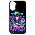 Coque noire taperso pour POCO C71 4G avec motif anime manga et love protection antichoc personnalisée
