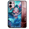 Coque noire taperso pour OPPO A6 PRO 4G et 5G avec motif sirene style anime protection antichoc personnalisée