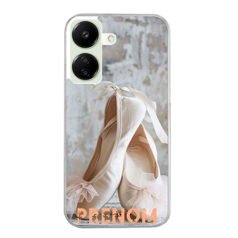 Coque taperso pour POCO C65 4G avec motif ballerine danse personnalisee protection antichoc personnalisée