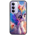 Coque noire taperso pour Redmi 15 4G et 5G avec motif licorne style anime protection antichoc personnalisée