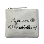 Chaussettes paillettes bronze motif nounou formidable