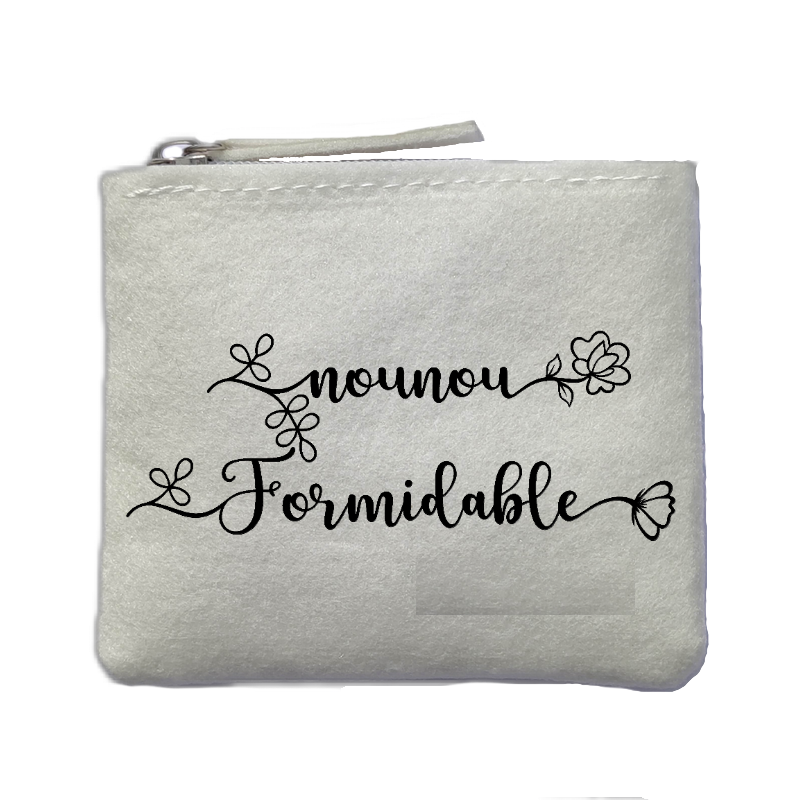 Chaussettes paillettes bronze motif nounou formidable