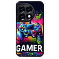 Coque noire taperso pour OnePlus 11 et 12 avec motif gamer protection antichoc personnalisée