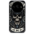 Coque noire taperso pour Redmi A3 avec motif mort motard protection antichoc personnalisée