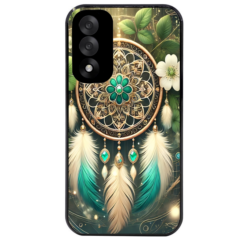 Coque noire taperso pour OnePlus Nord 5 avec motif dreamcatcher talisman protection antichoc personnalisée