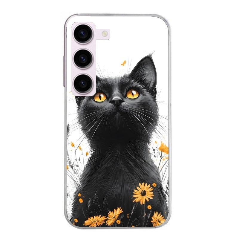 Coque taperso pour Galaxy A13 4G et 5G A23 A53 avec motif chat eyes protection antichoc personnalisée