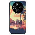 Coque noire taperso pour POCO C75 avec motif hawaii retro protection antichoc personnalisée