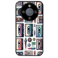 Coque noire taperso pour Magic 5 6 LITE et PRO avec motif cassette multi protection antichoc personnalisée