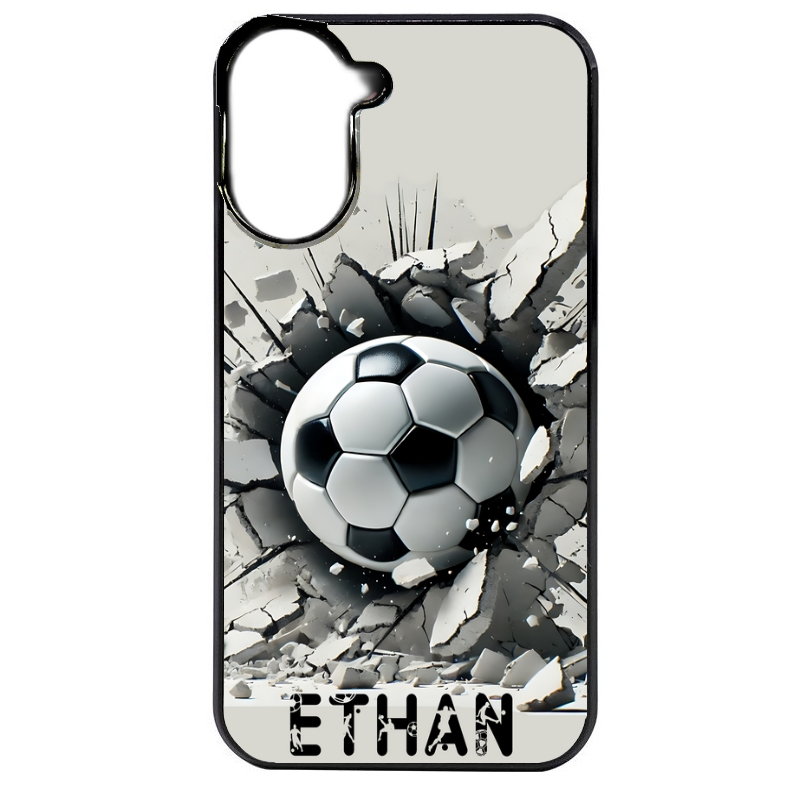 Coque noire taperso pour Redmi A5 4G avec motif foot beton personnalisee protection antichoc personnalisée