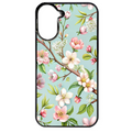 Coque noire taperso pour POCO C71 4G avec motif fleur de printemps protection antichoc personnalisée