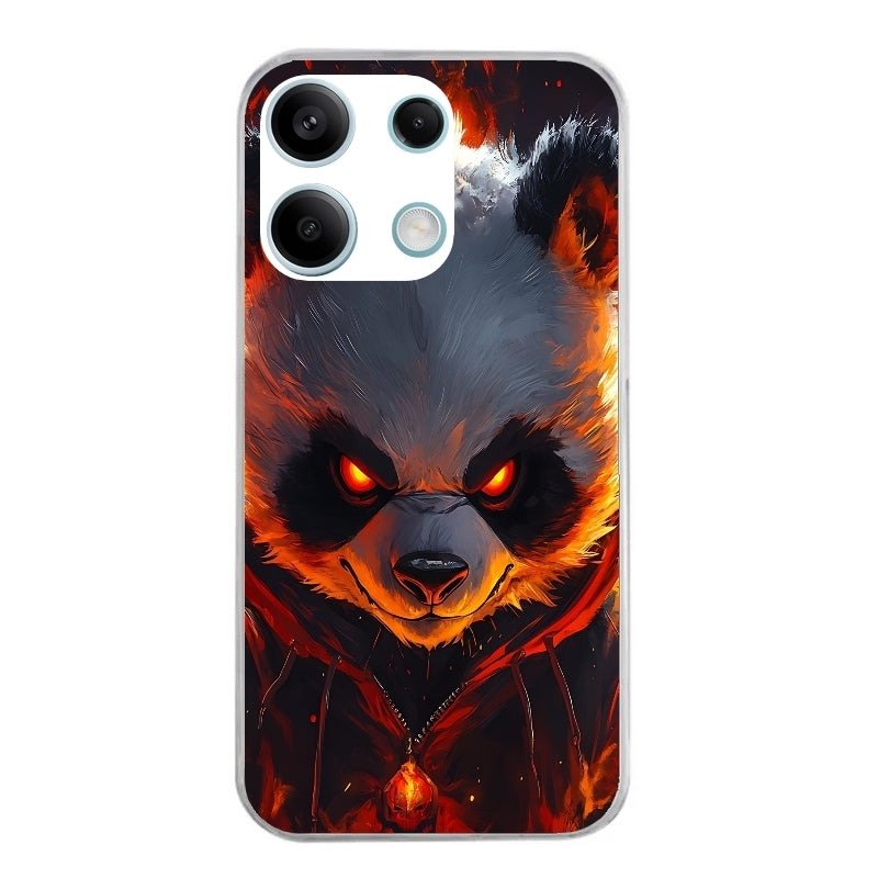 Coque taperso pour POCO M6 PRO 4G avec motif panda very angry protection antichoc personnalisée
