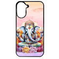 Coque noire taperso pour Redmi A5 4G avec motif elephant namaste protection antichoc personnalisée