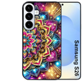 Coque noire taperso pour galaxy S26 et PLUS ULTRA FE avec motif mandala 2 protection antichoc personnalisée