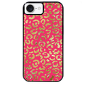 Coque noire taperso pour Iphone 17 17E AIR MAX PRO avec motif leopard fuschia protection antichoc personnalisée
