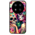 Coque noire taperso pour Magic 7 LITE et PRO avec motif tete de mort calavera skull protection antichoc personnalisée
