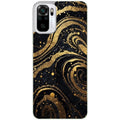 Coque taperso pour Redmi Note 10 4G 5G PRO 10S avec motif marbre noir protection antichoc personnalisée