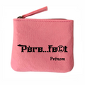 Porte monnaie personnalisé papa parfait en feutrine en feutrine