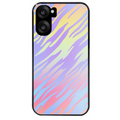 Coque noire taperso pour OnePlus Nord CE5 avec motif zebre pastel protection antichoc personnalisée
