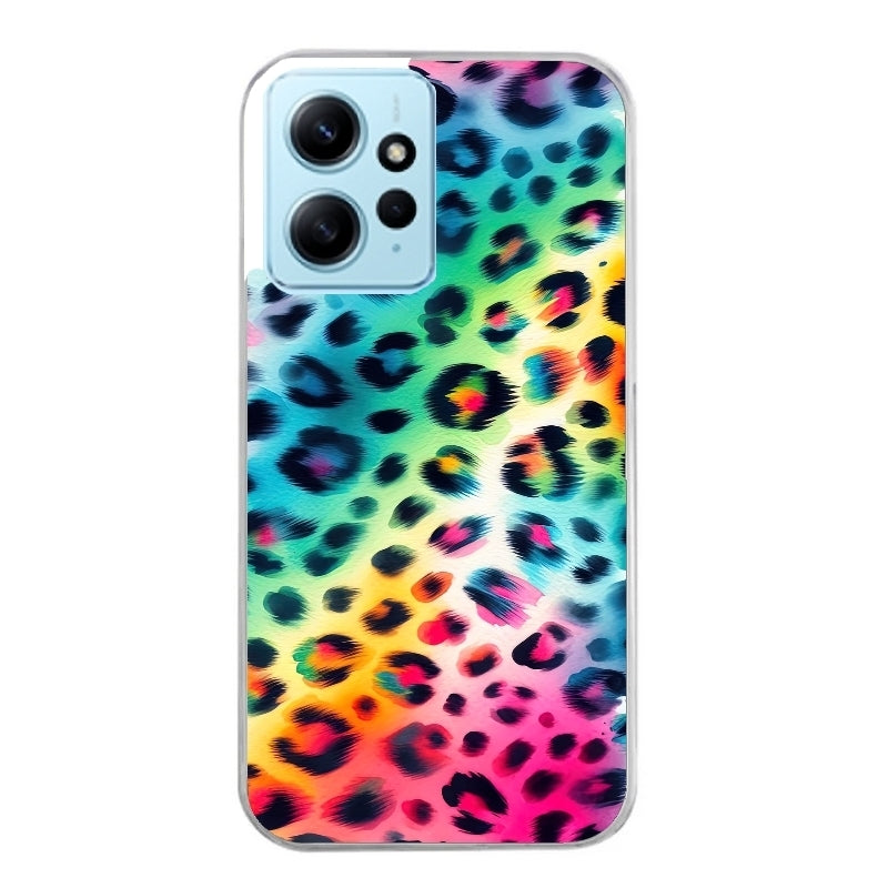 Coque taperso pour POCO X5 5G avec motif leopard arc protection antichoc personnalisée