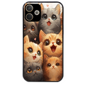 Coque noire taperso pour OPPO A5 PRO 4G et 5G avec motif chat smile protection antichoc personnalisée