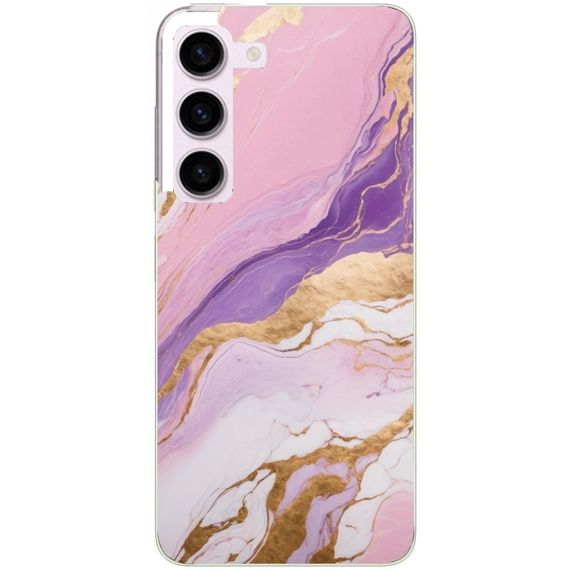 Coque taperso pour Galaxy A13 4G et 5G A23 A53 avec motif marbre violet protection antichoc personnalisée