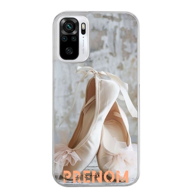 Coque taperso pour Redmi Note 10 4G 5G PRO 10S avec motif ballerine danse personnalisee protection antichoc personnalisée
