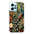Coque taperso pour POCO X5 5G avec motif paon tropical protection antichoc personnalisée